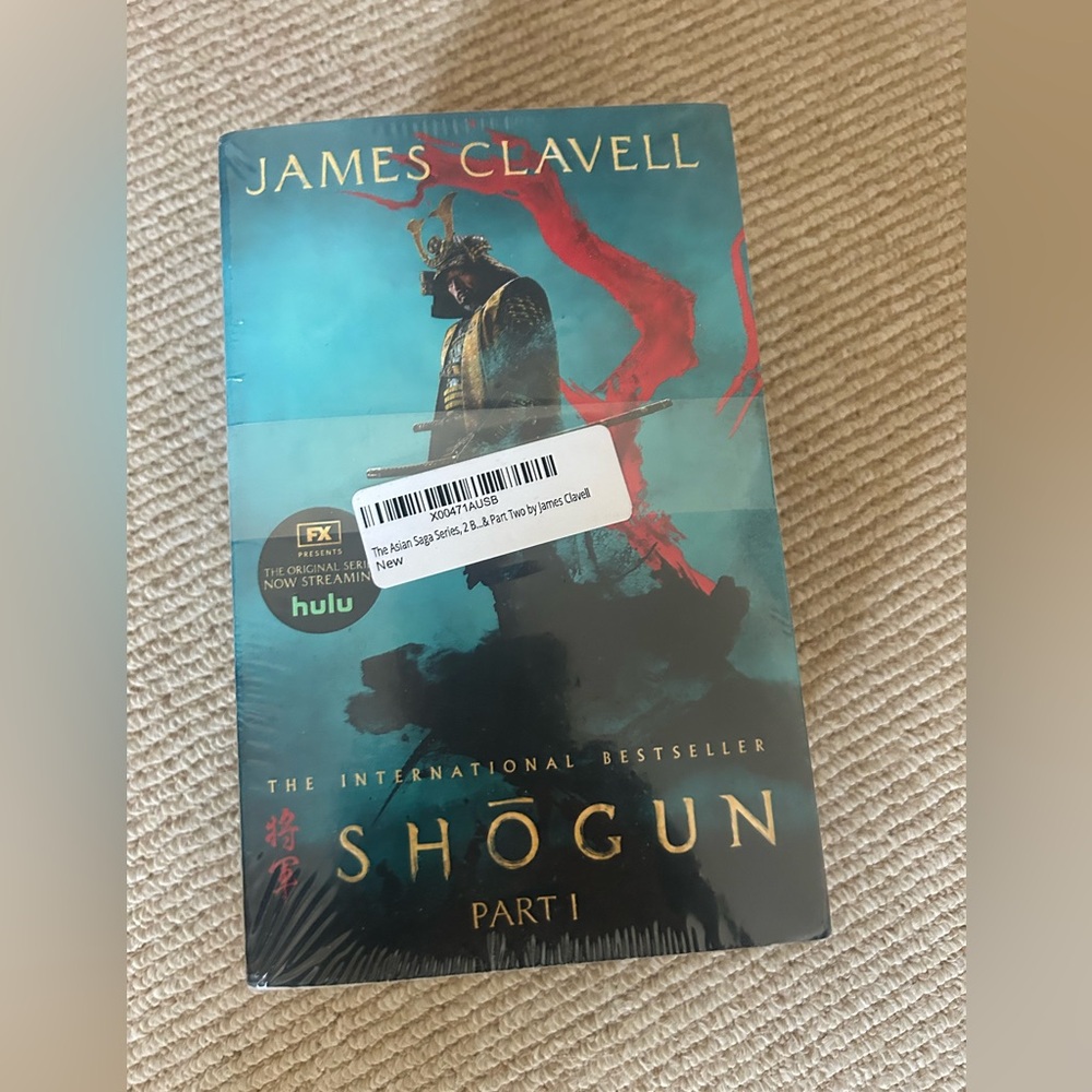 James Clavell's Shogun Book Set Part I & II-in unopened sealed plastic